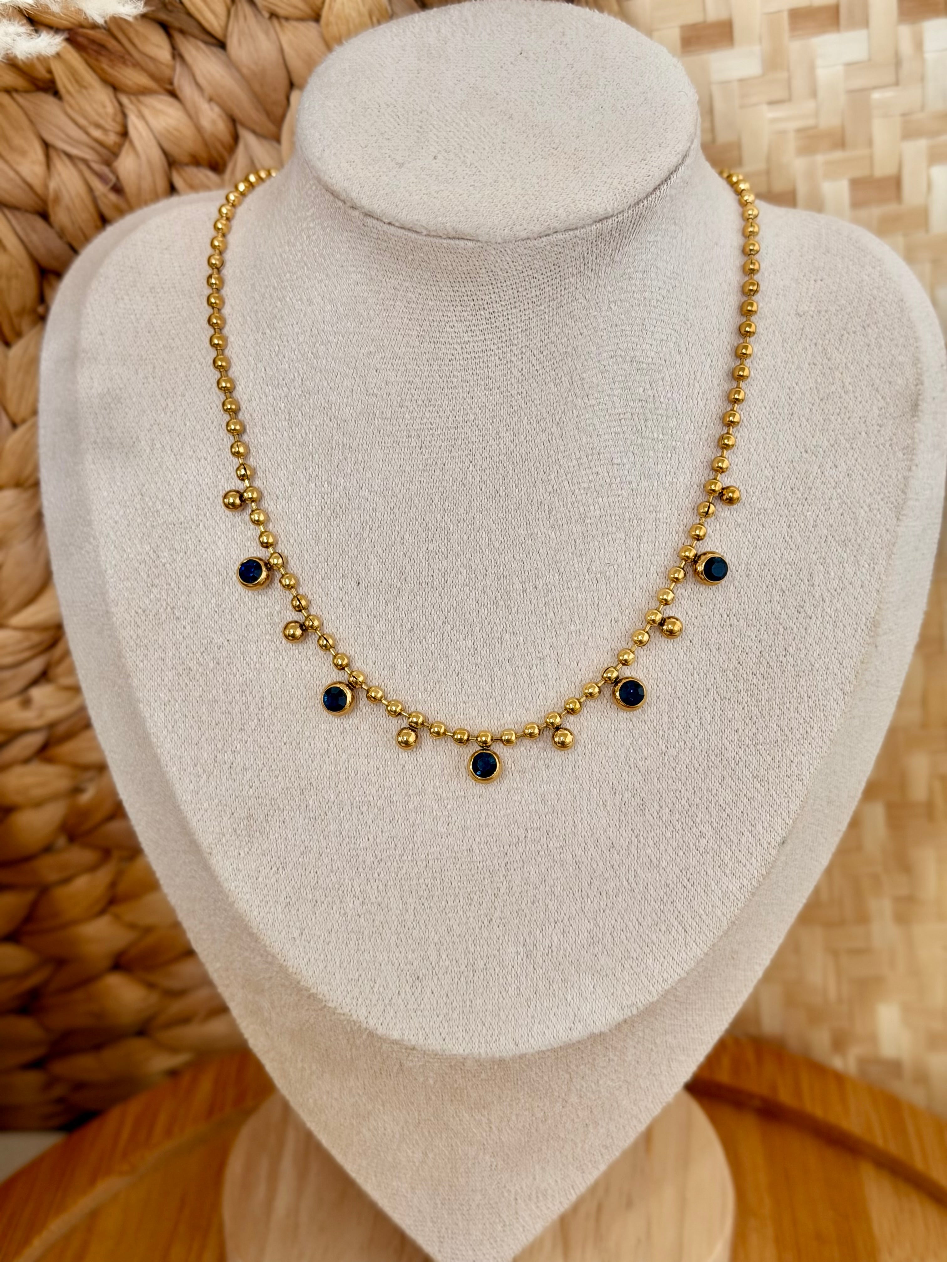 Black and Gold Necklace