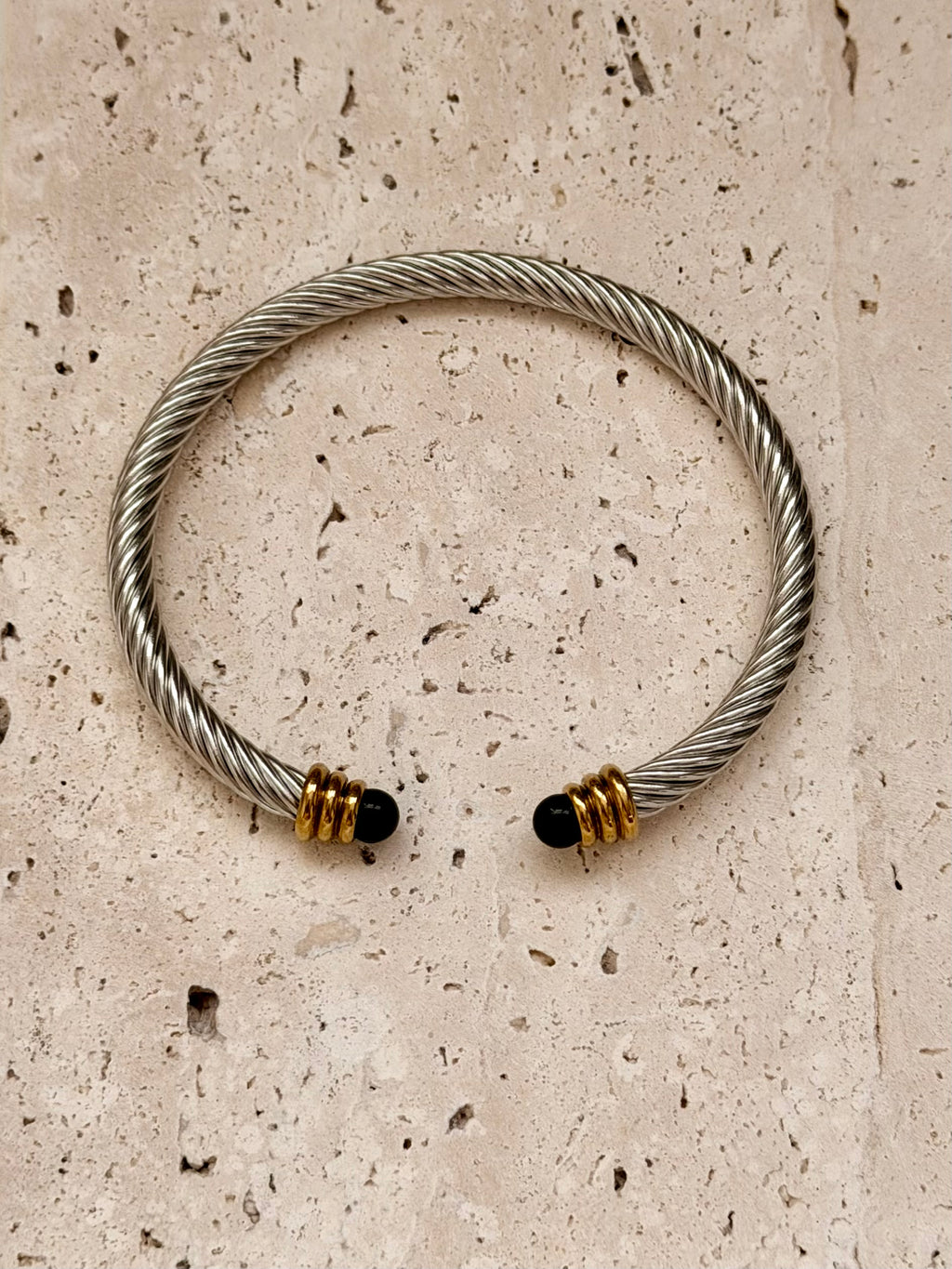 Black Dot Bangle